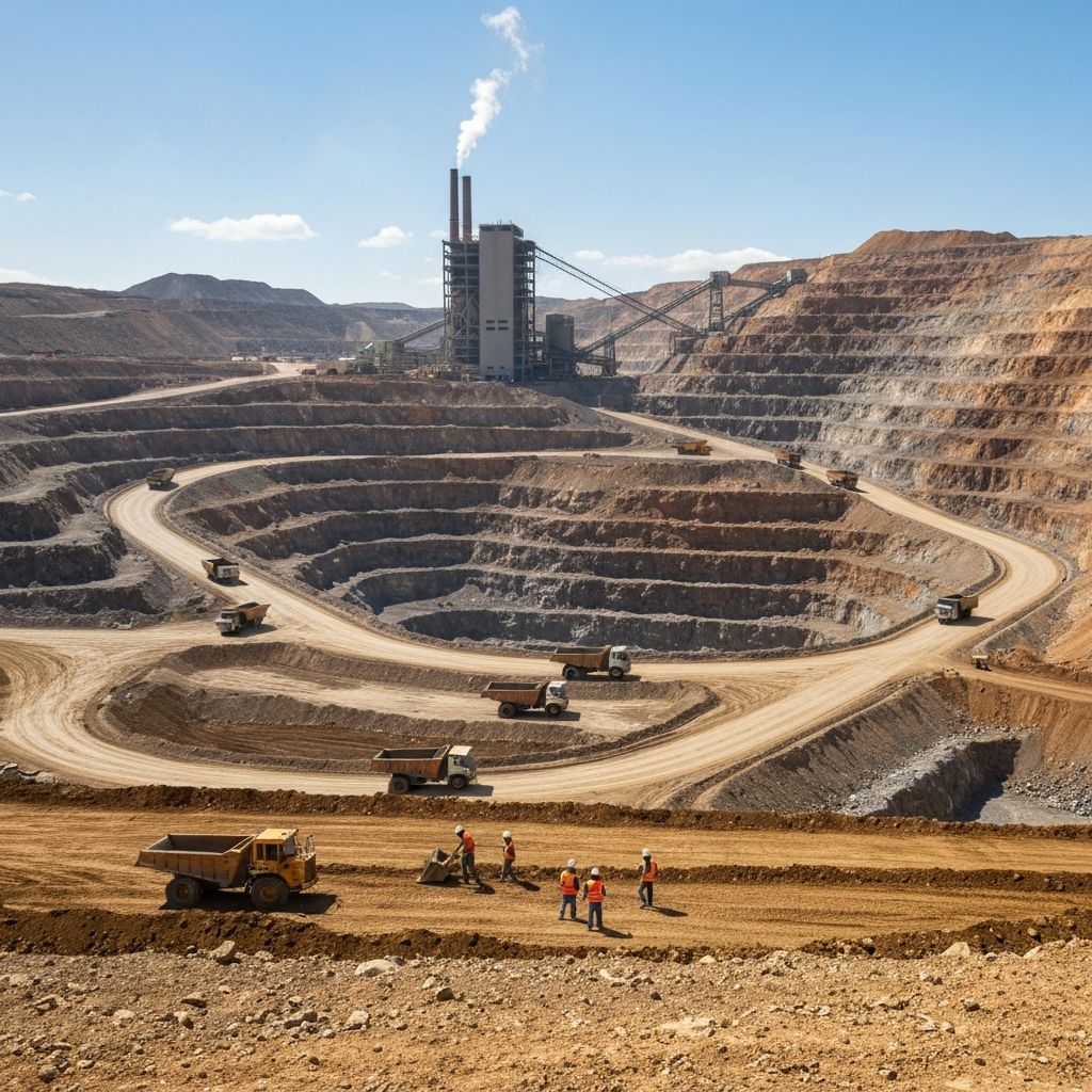 Mining Site & Production Line Development